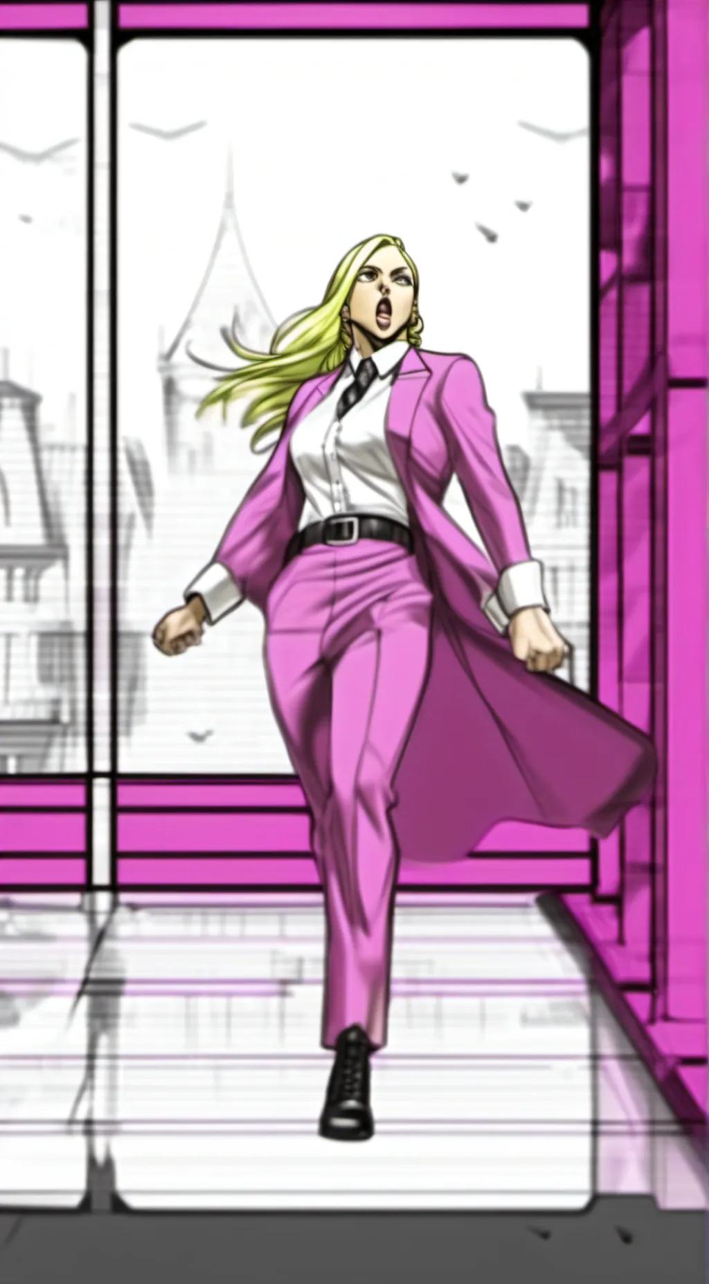 ai character: Funny valentine background