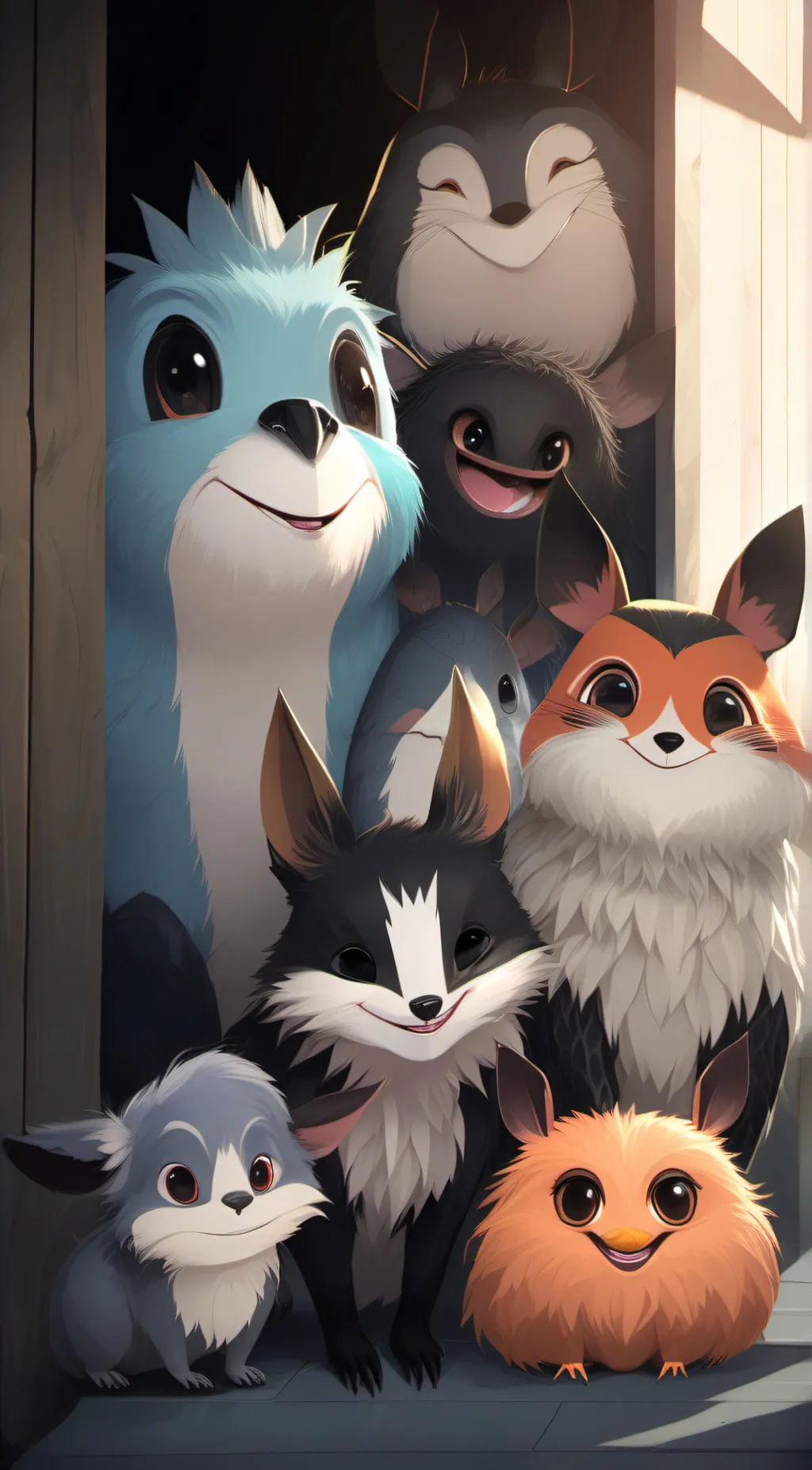 ai character: thesmilingcritters background