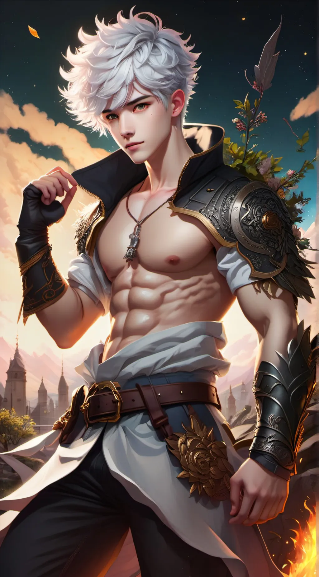 ai character: Ash background