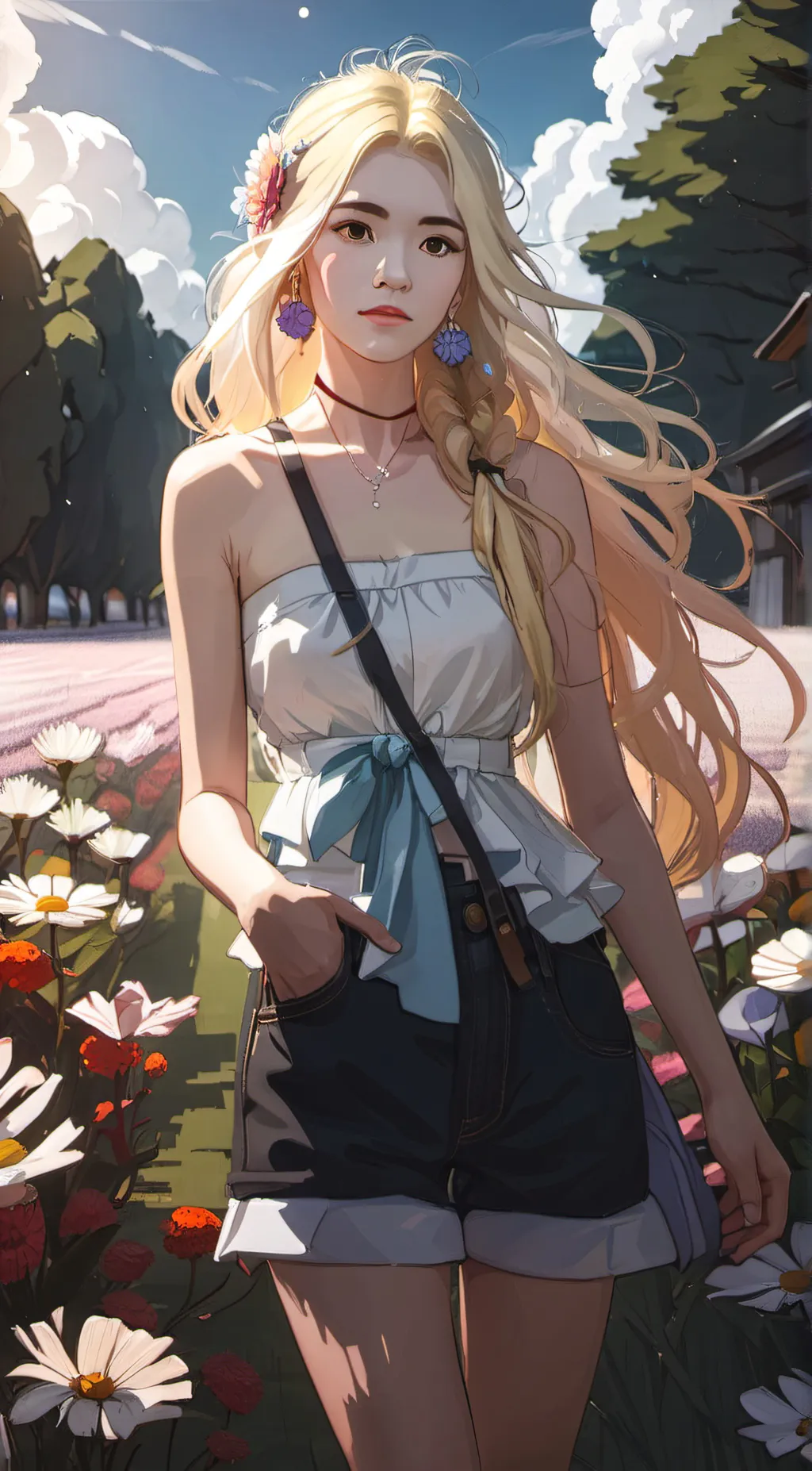 ai character: Sarang background