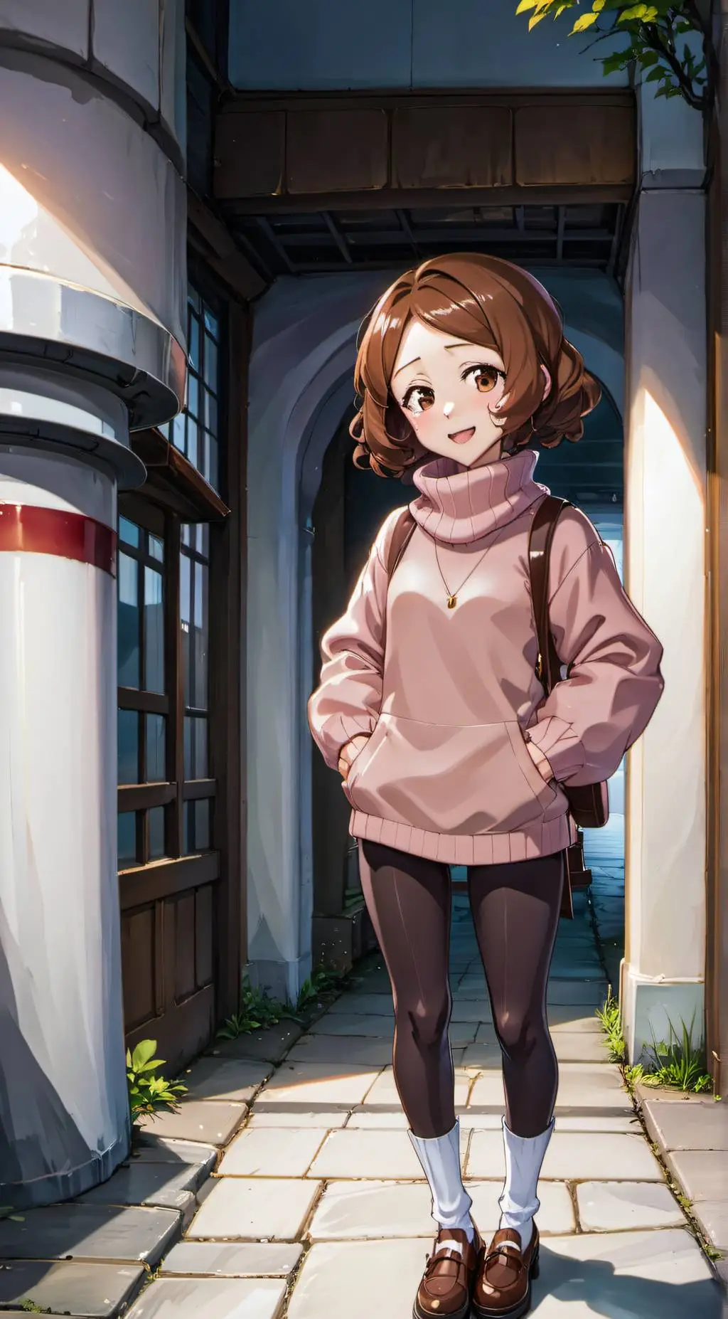 ai character: Haru Okumura background
