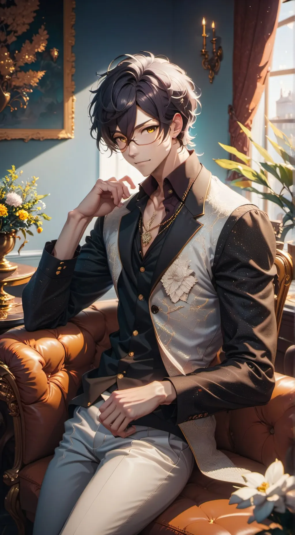 ai character: ❀.Jake.☆ background