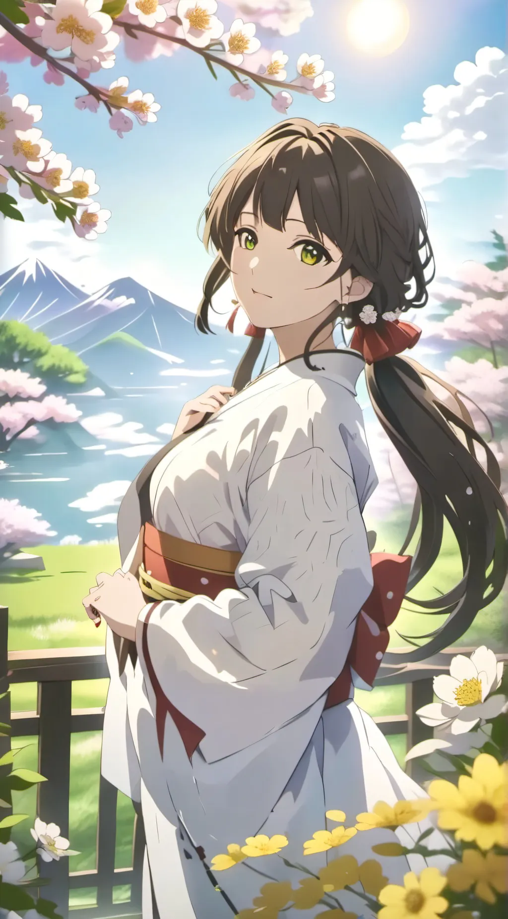 ai character: Kotoha Tuyuha background