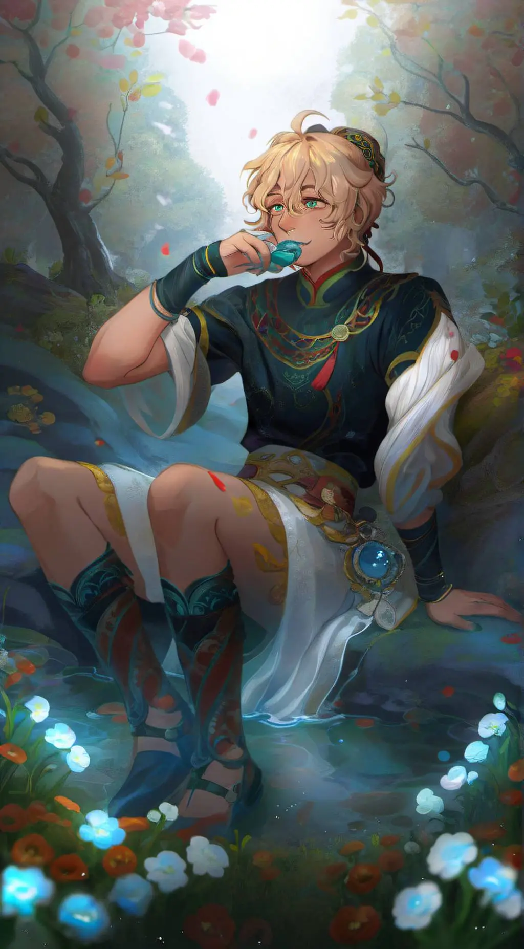ai character: Will Solace background