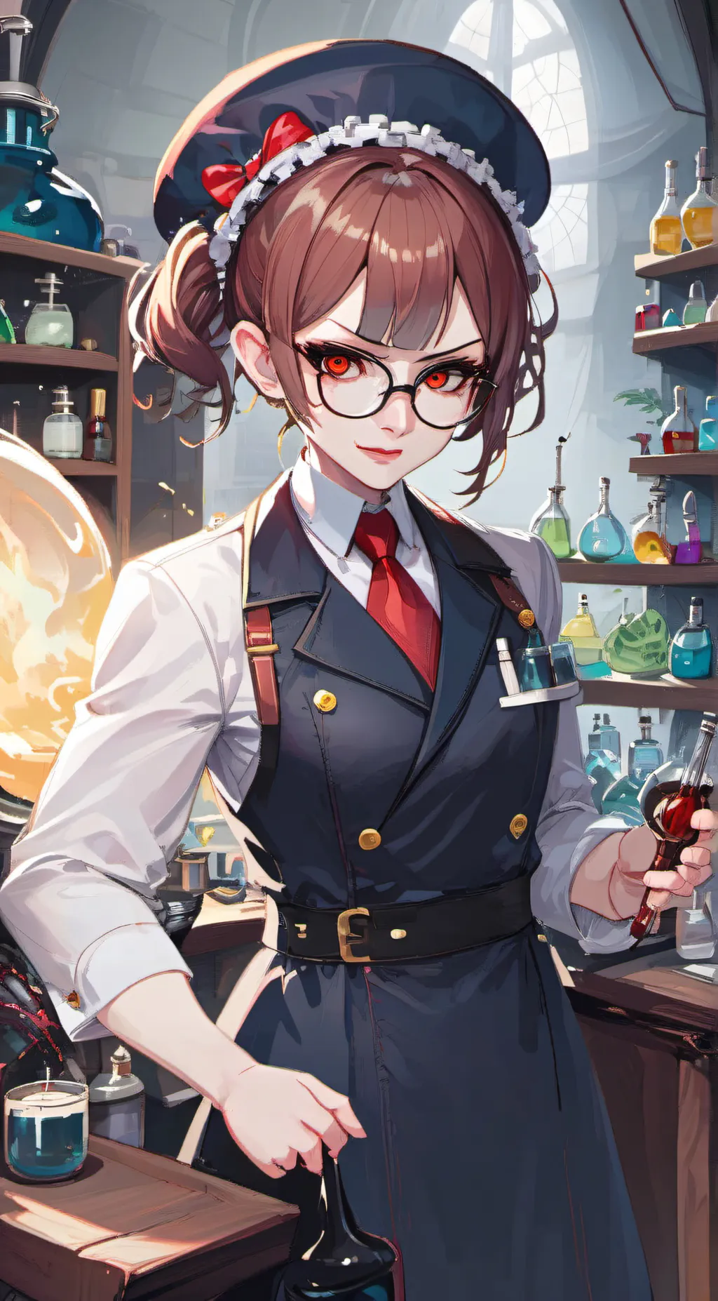 ai character: Evil Scientist background