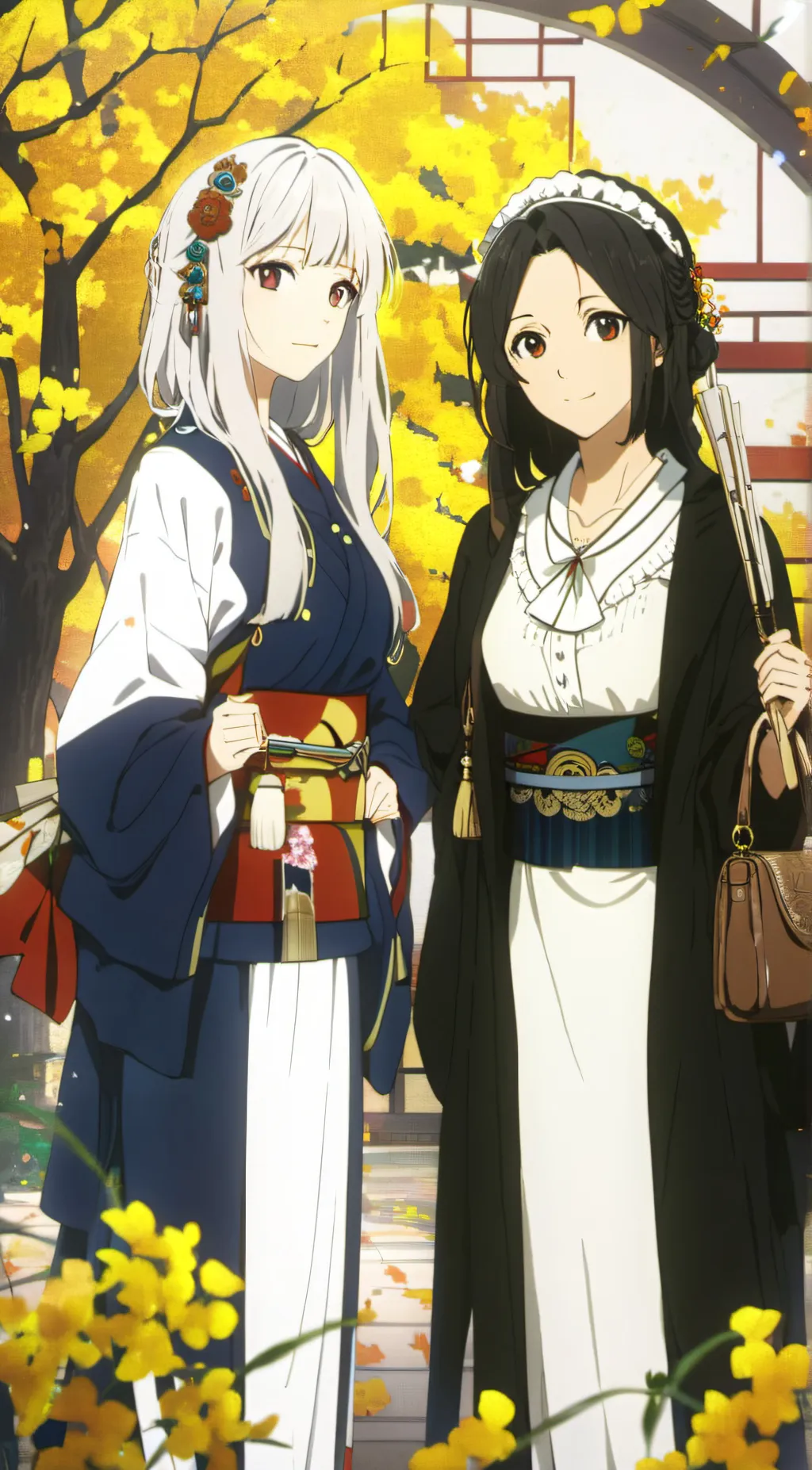 ai character: 3 Wives  background