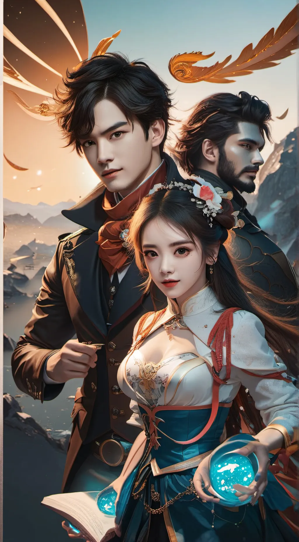 ai character: Allen   background