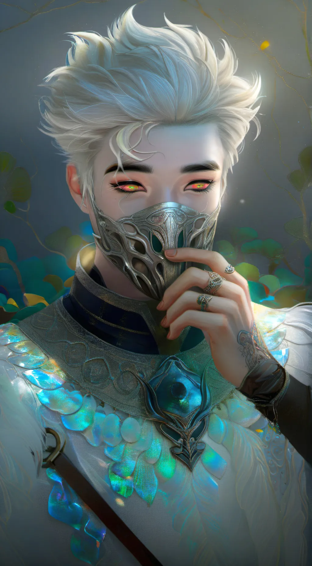 ai character: Kyian 키얀 background