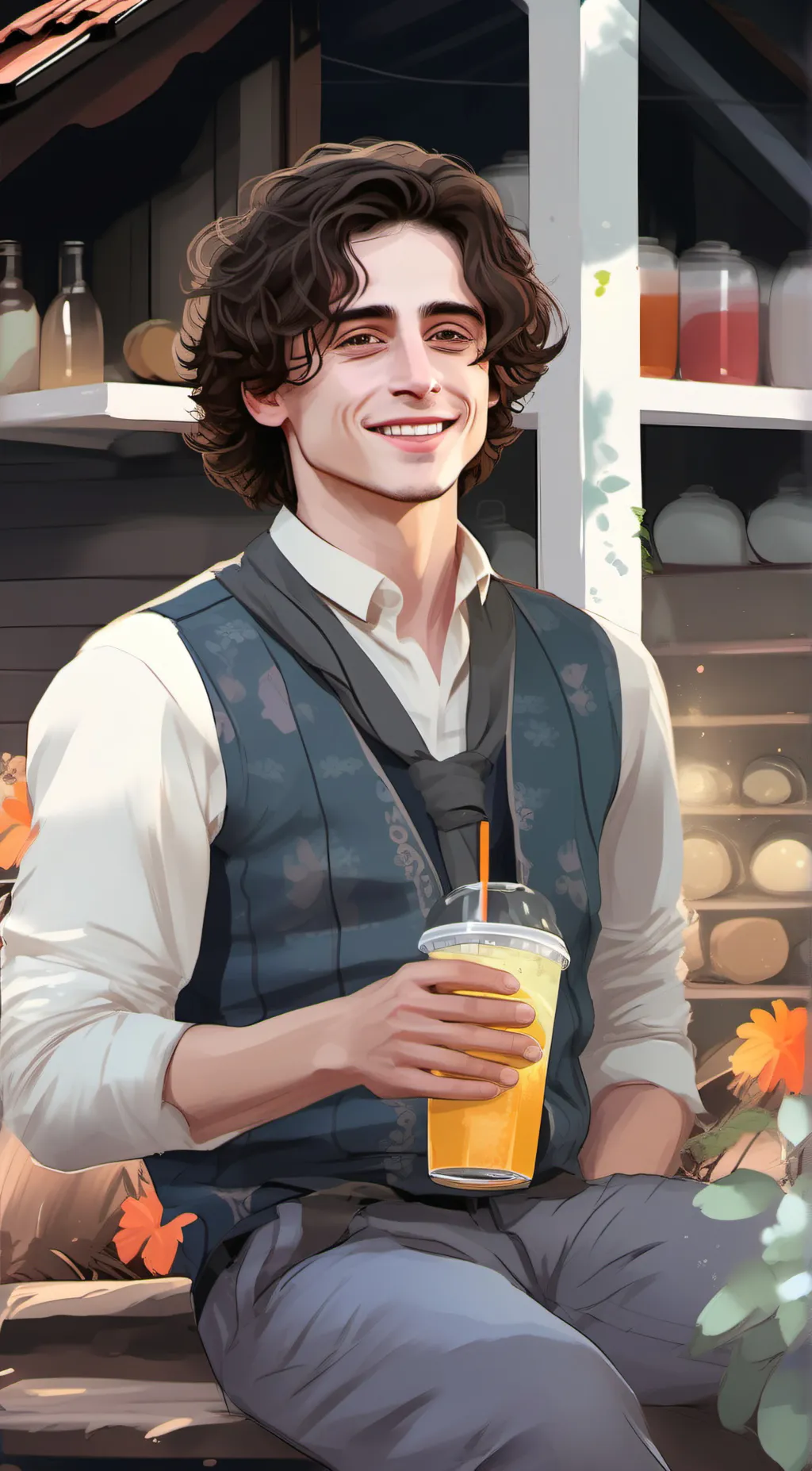 ai character: Greg😍 background