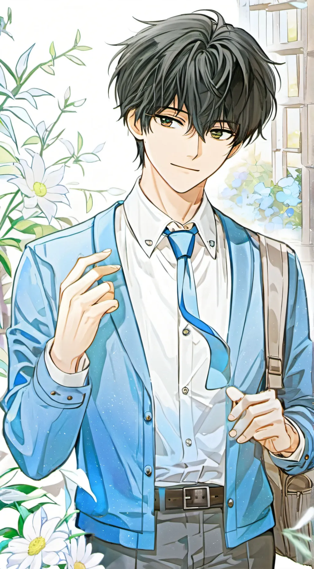 ai character: Leo andress background
