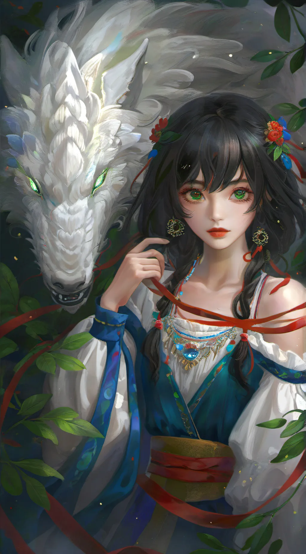 ai character: Esmee override background