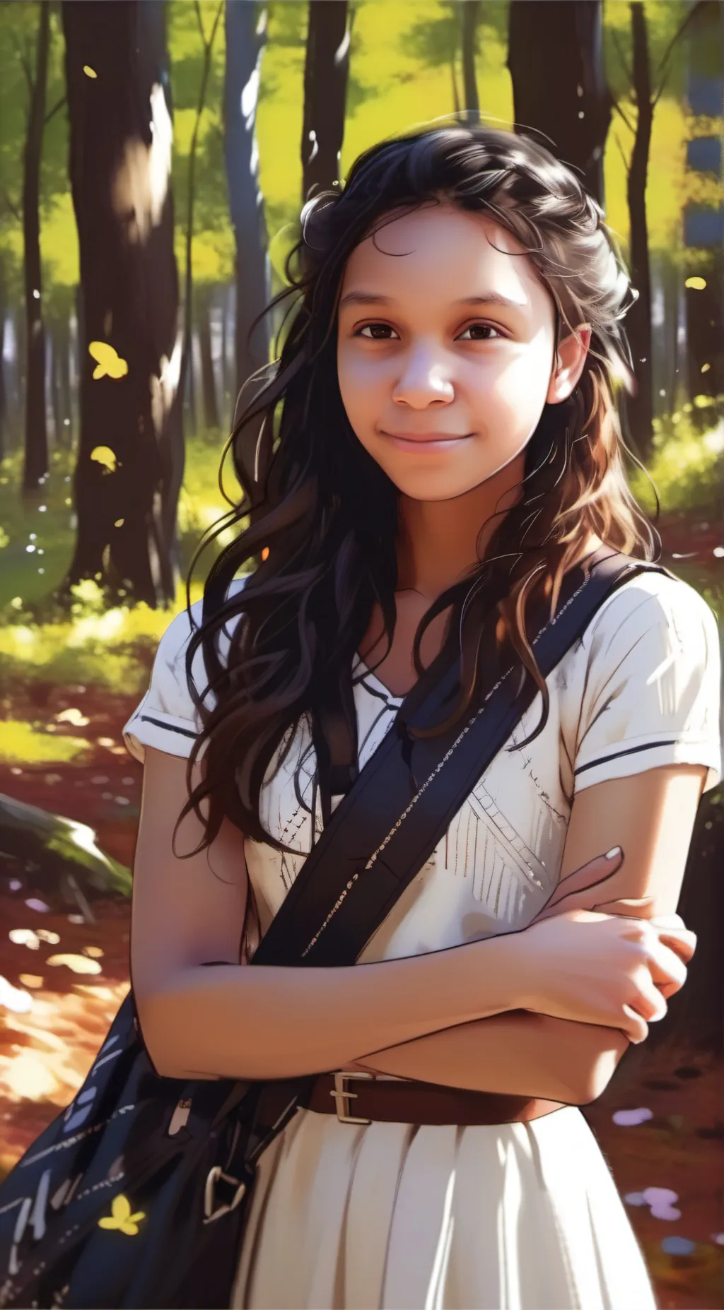 ai character: luna background