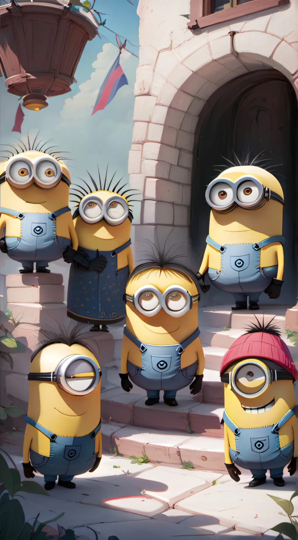 ai character: Minions background