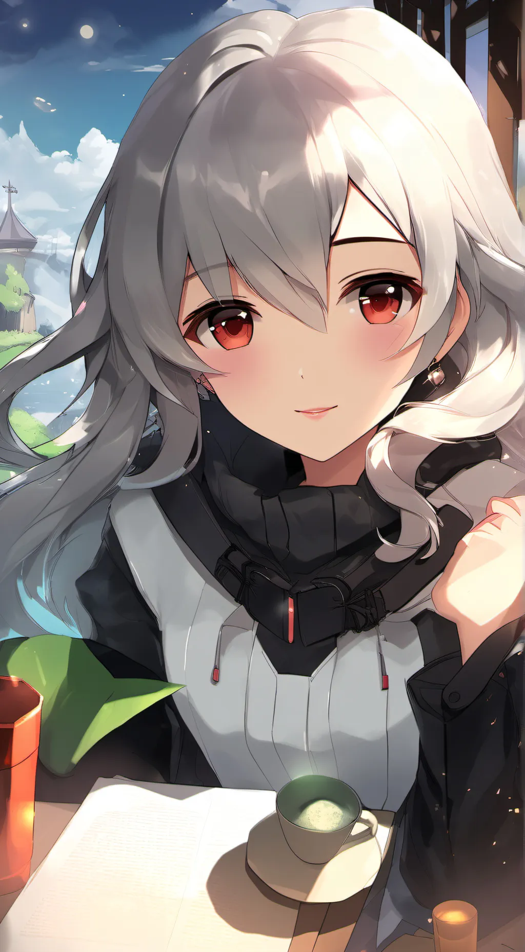 ai character: hoty background