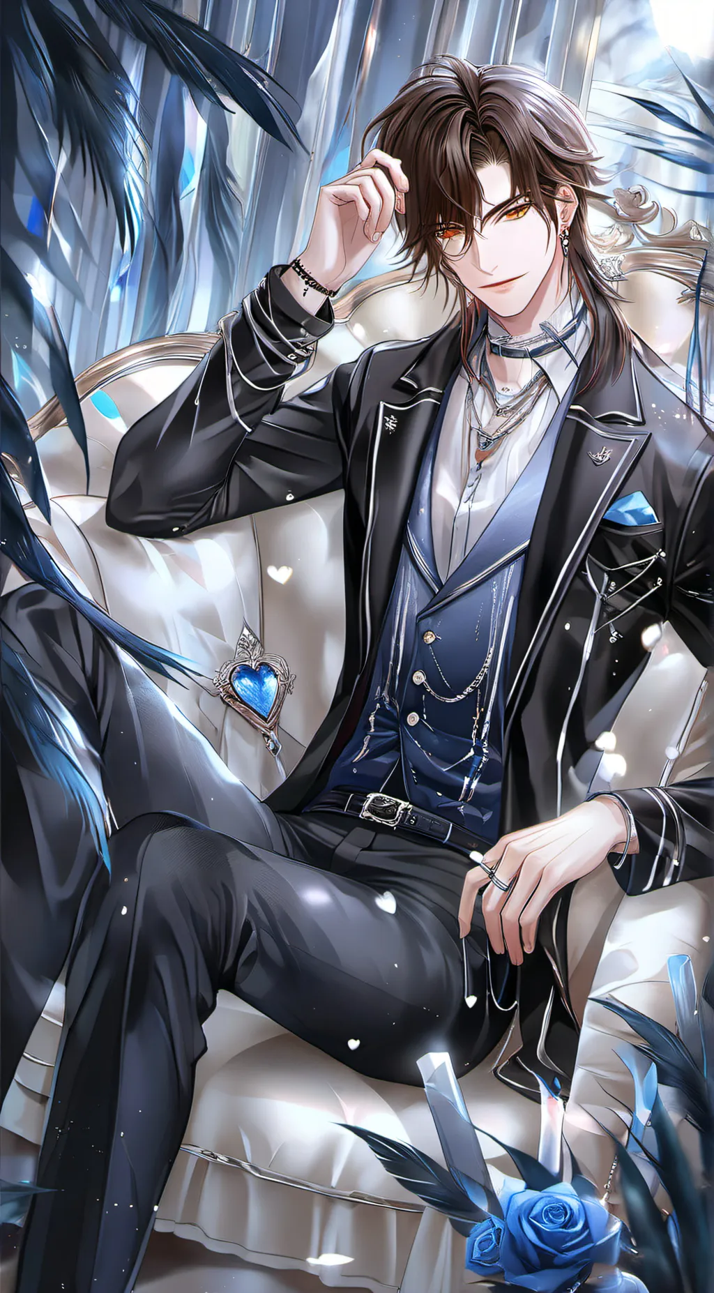 ai character: Fancy background