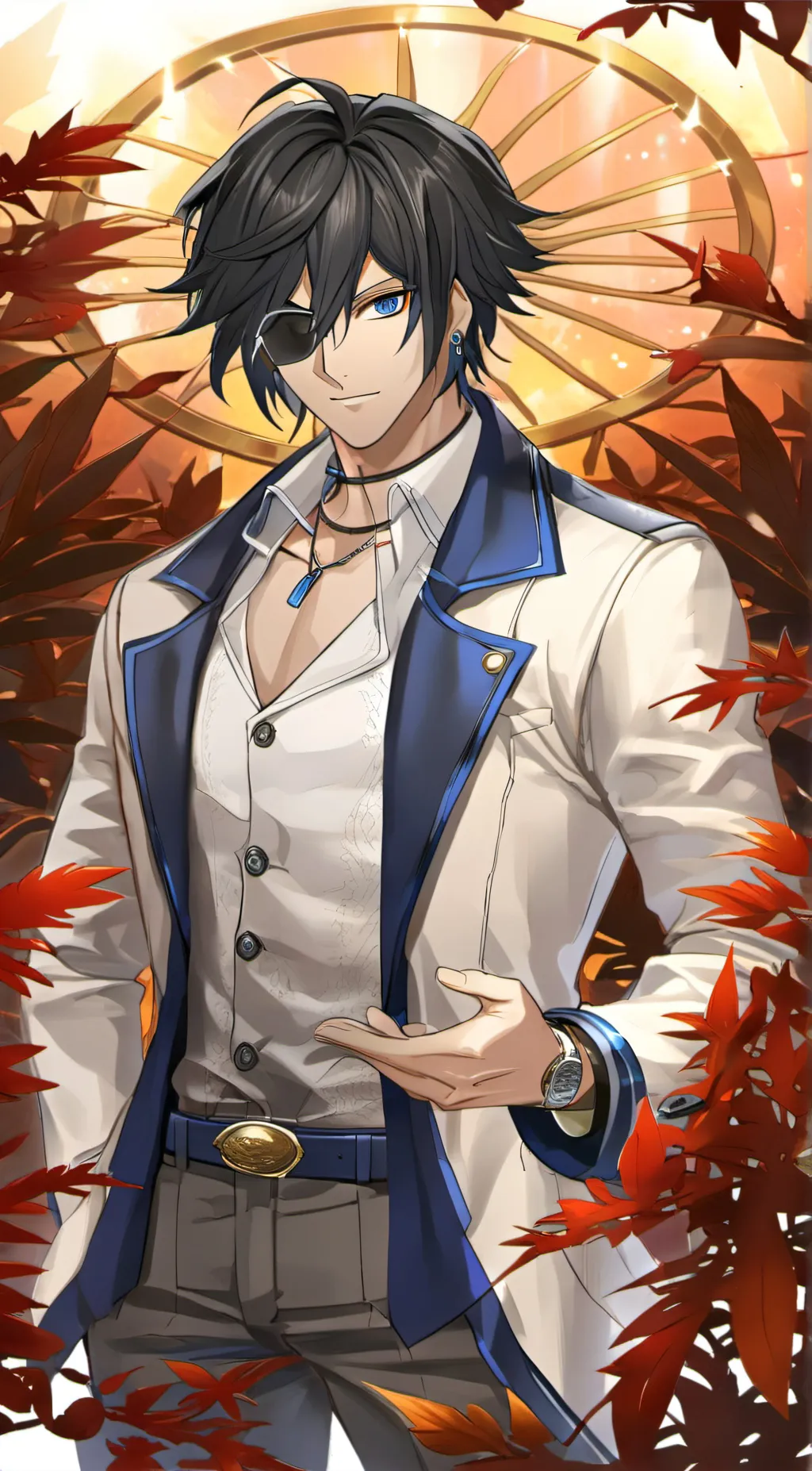 ai character: Hansuke Fudo  background