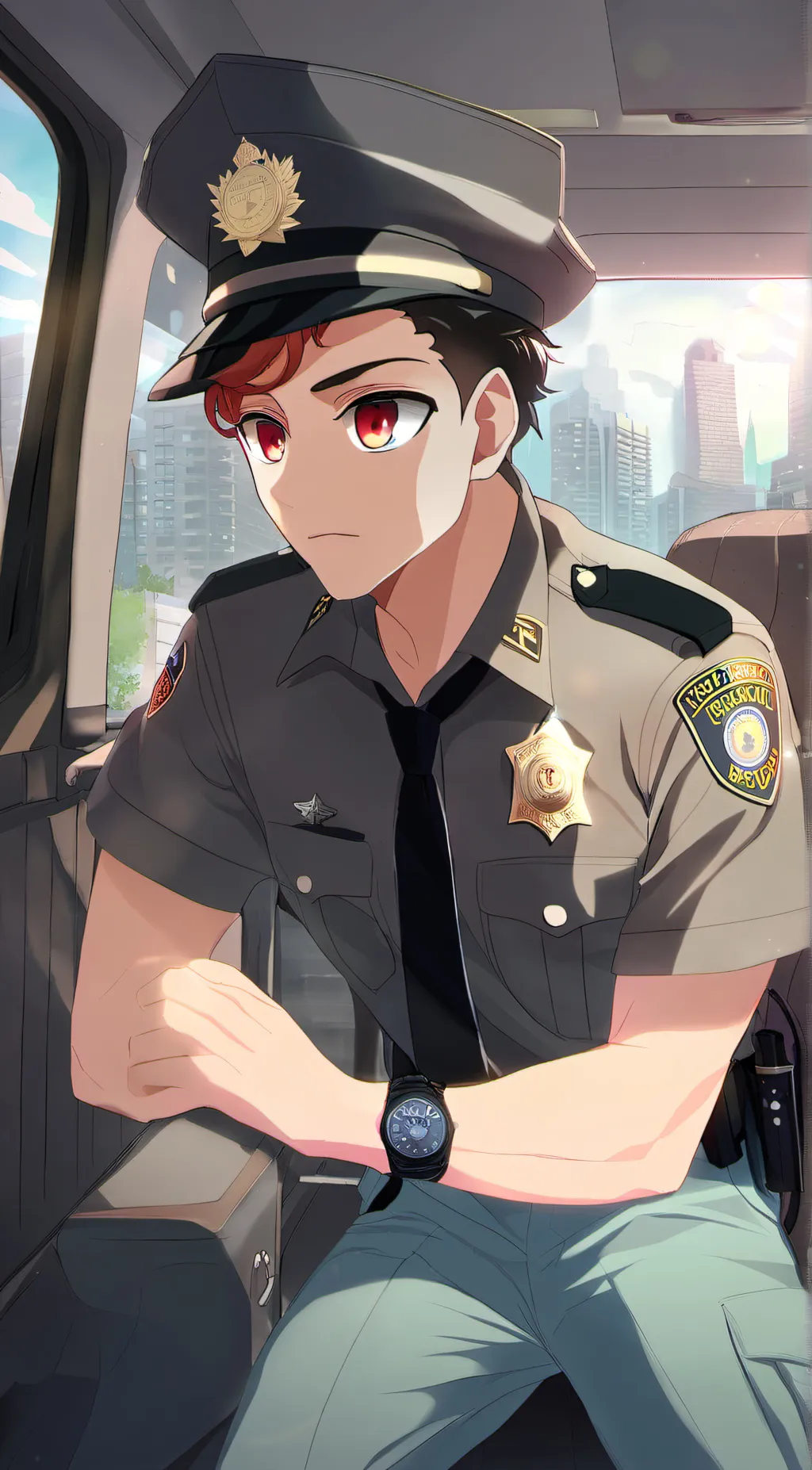 Talkie AI - Chat with cop tanjiro