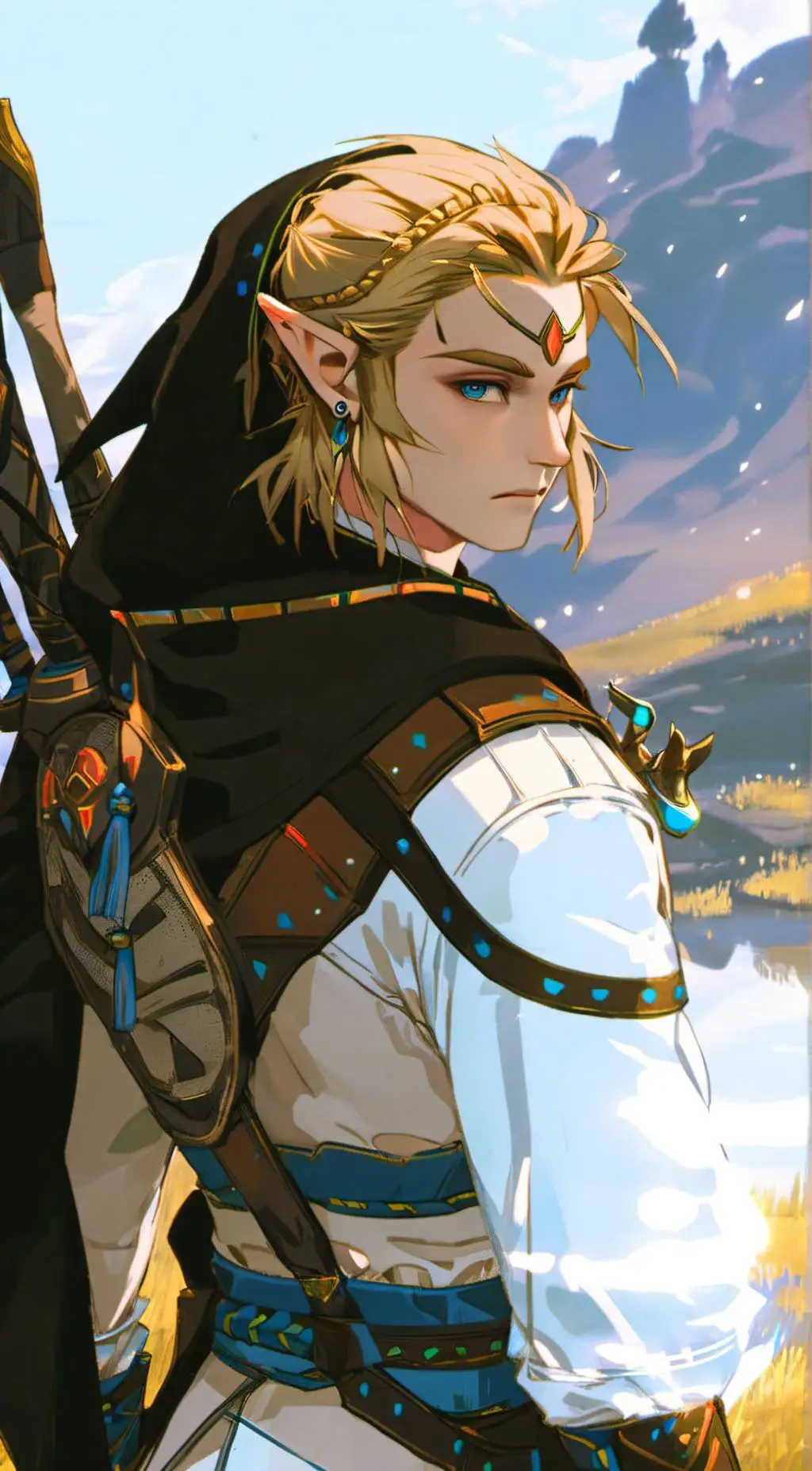 ai character: Link background