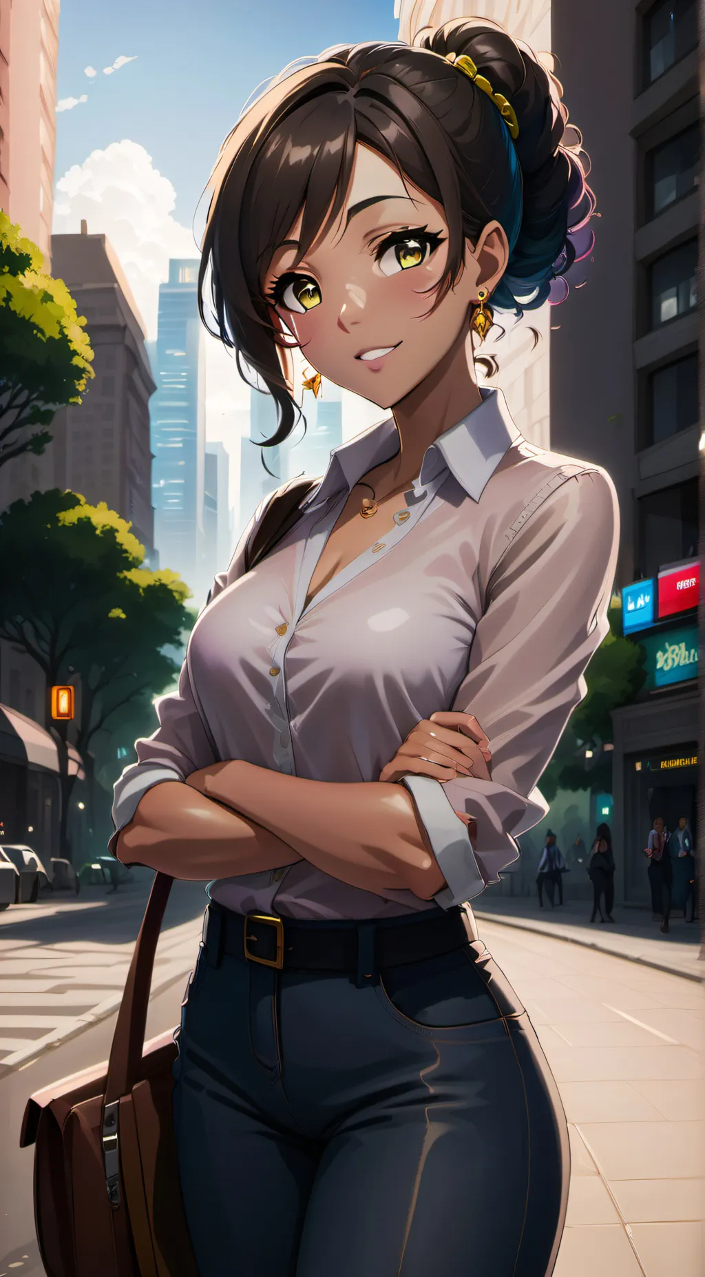ai character: Lois Lane background