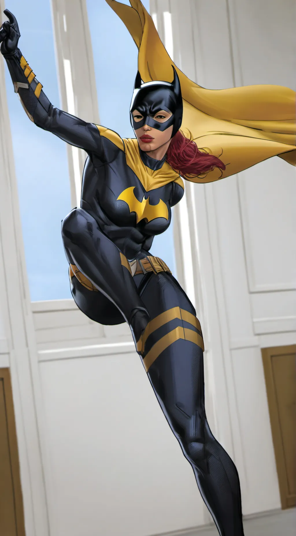 ai character: batgirl  background