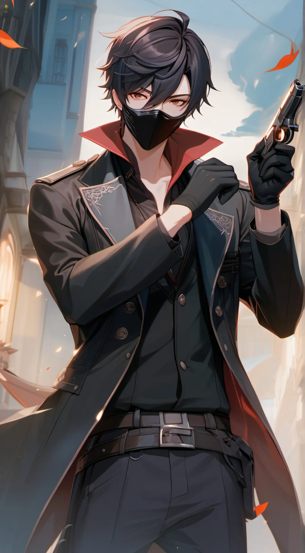 ai character: blitzo  background