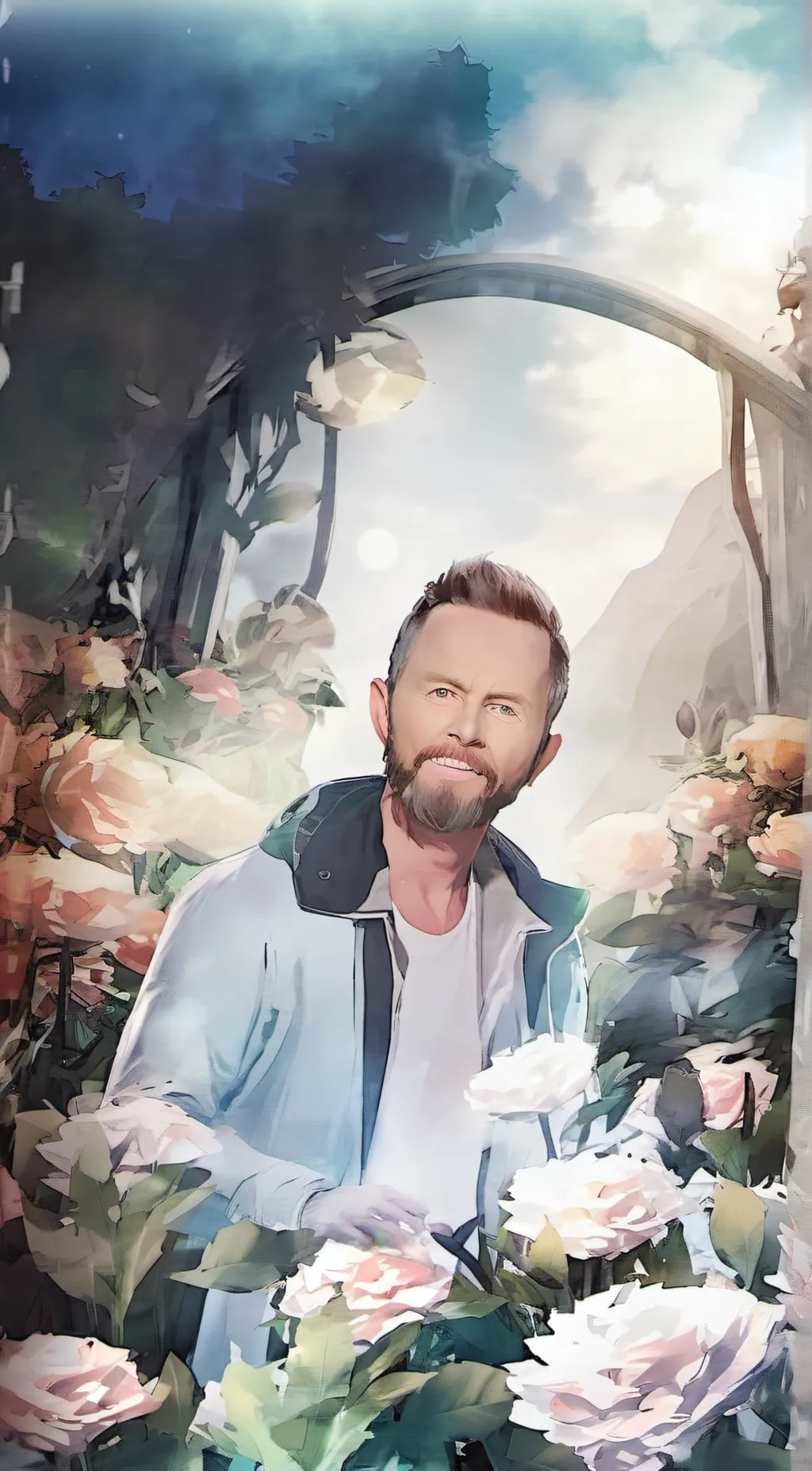 ai character: Mark background