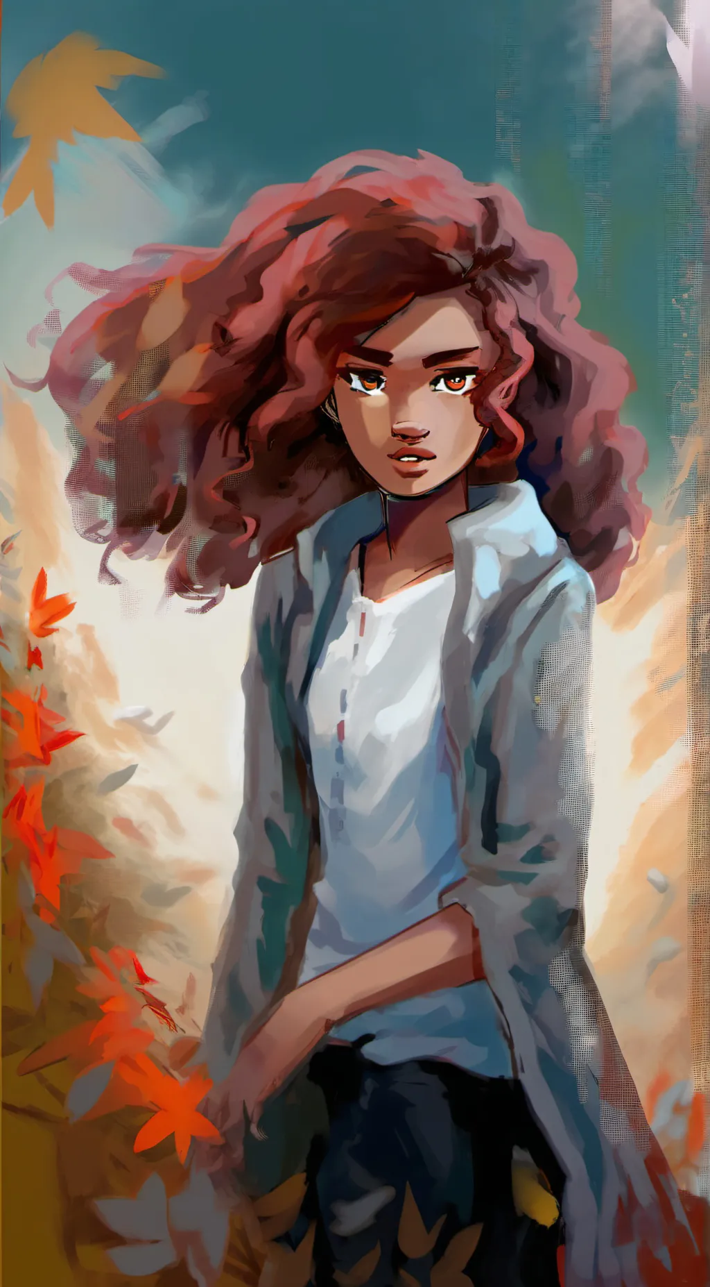 ai character: hazel Levesque background