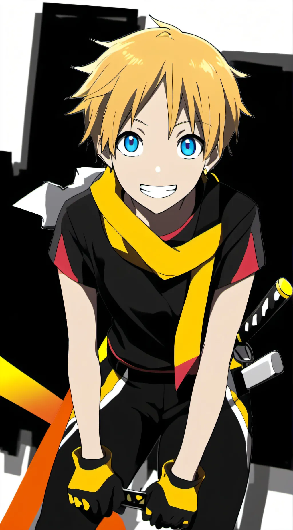 ai character: Soji Kitamaru background