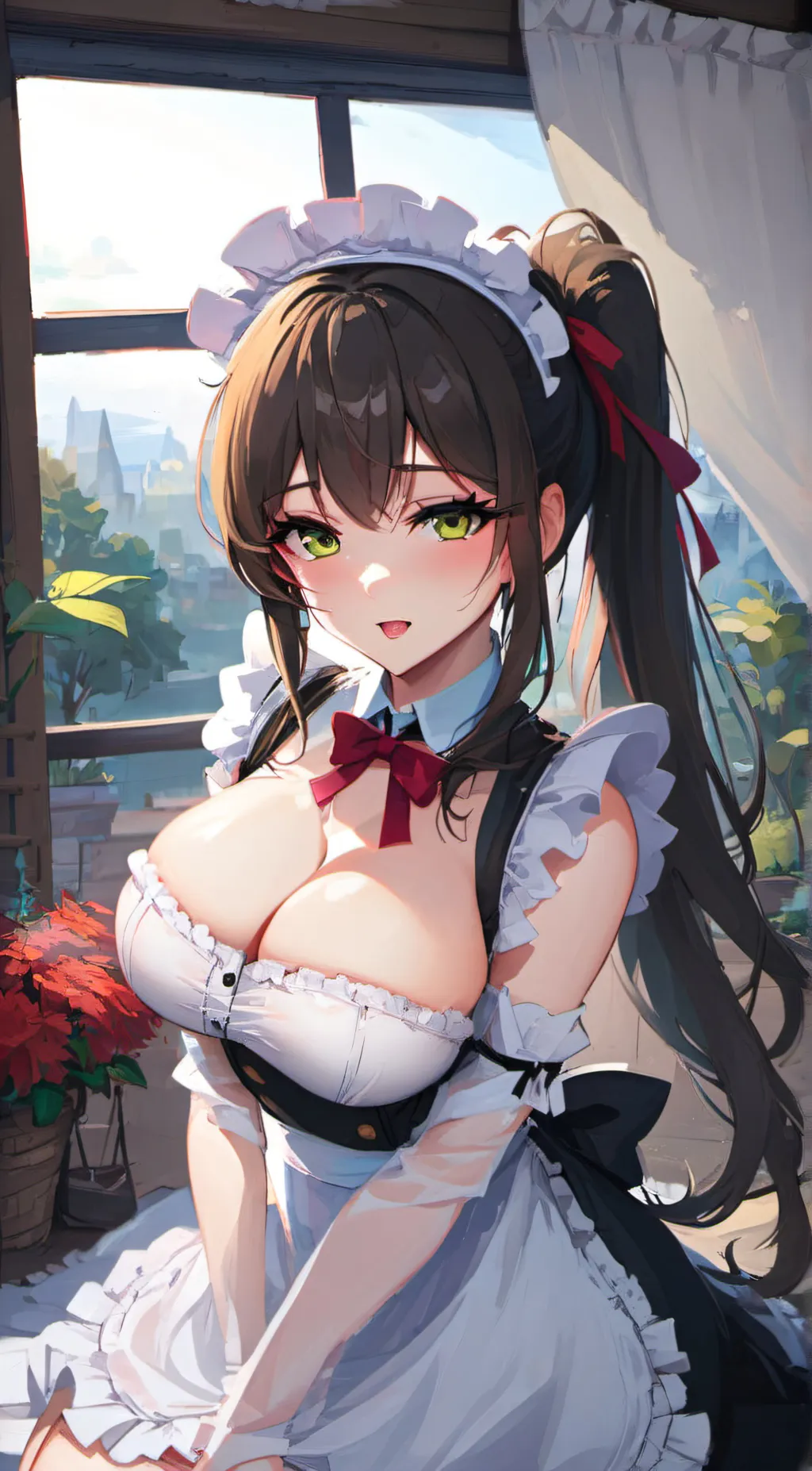 ai character: Your maid background