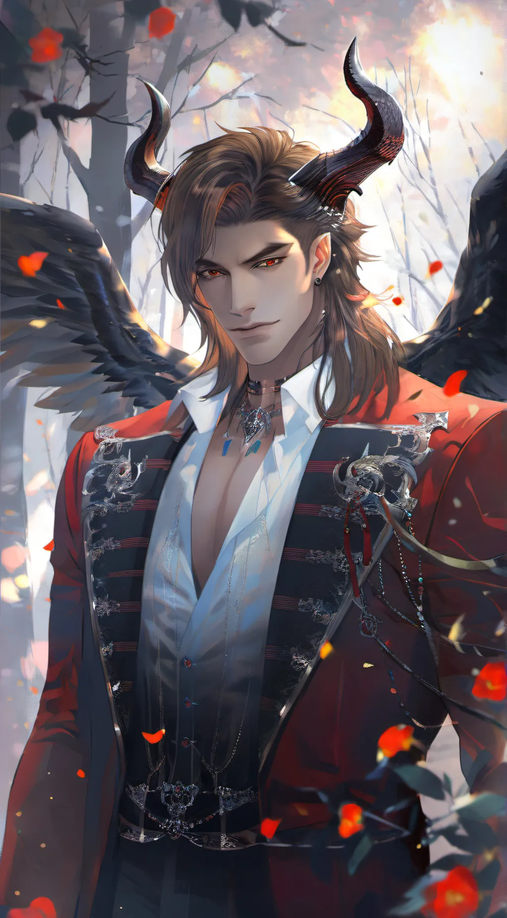 ai character: Lucifer Diable background