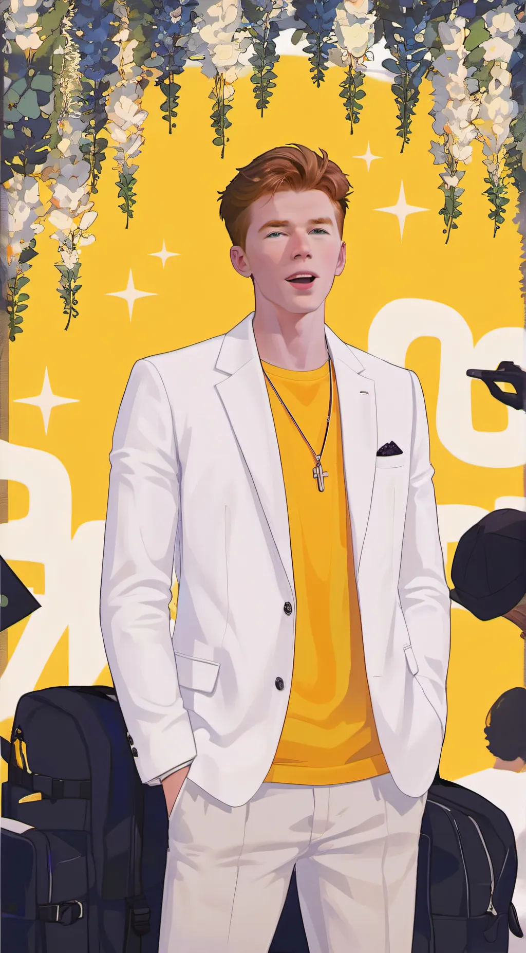 ai character: Rick Ashley  background