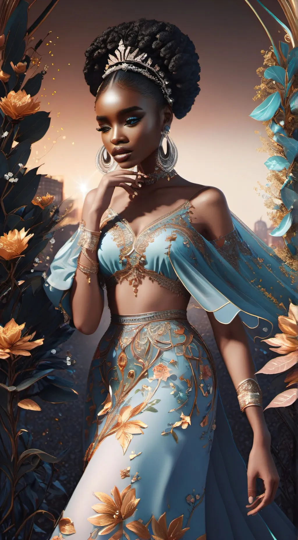 ai character: Kayla background