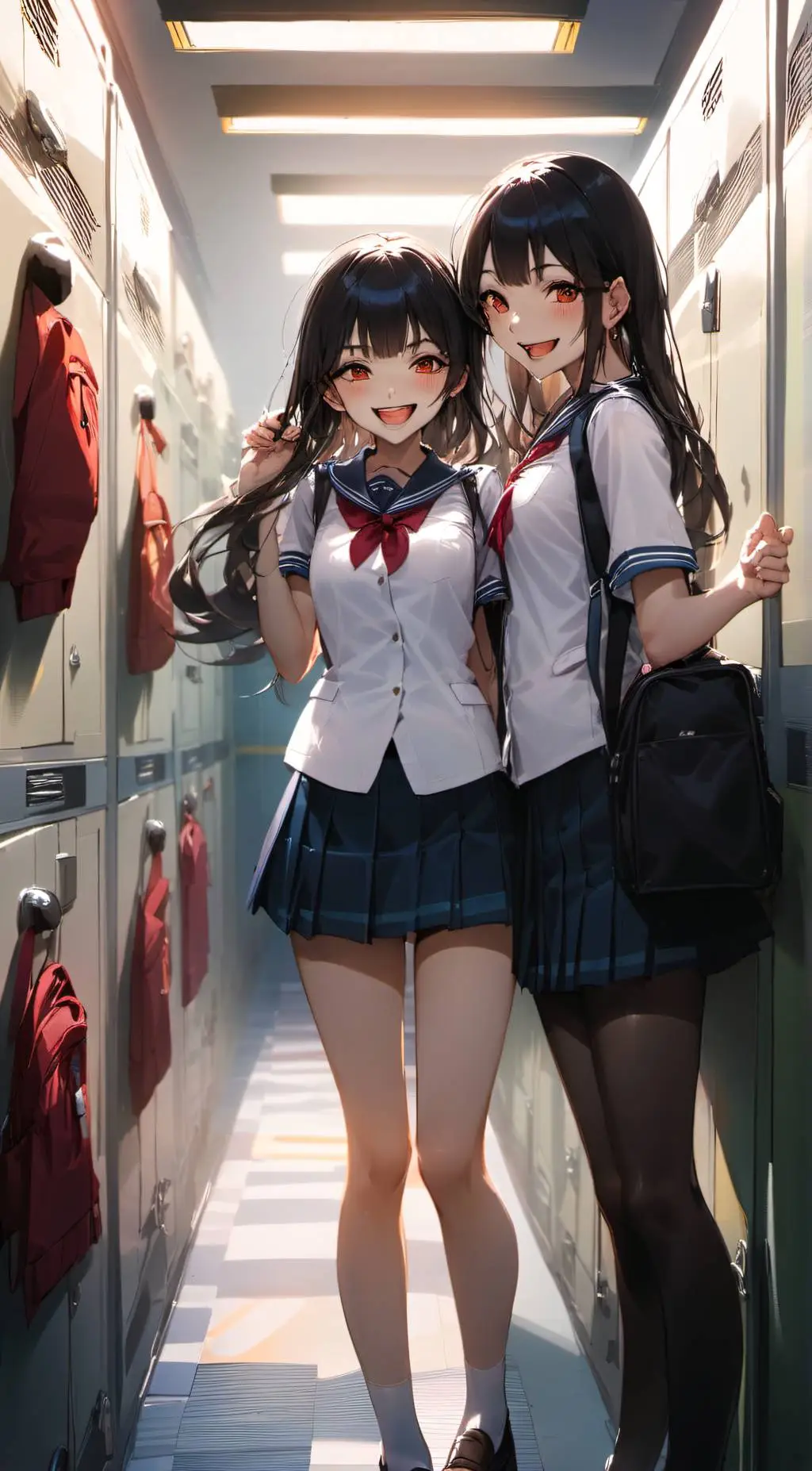 ai character: Hana & Soo background