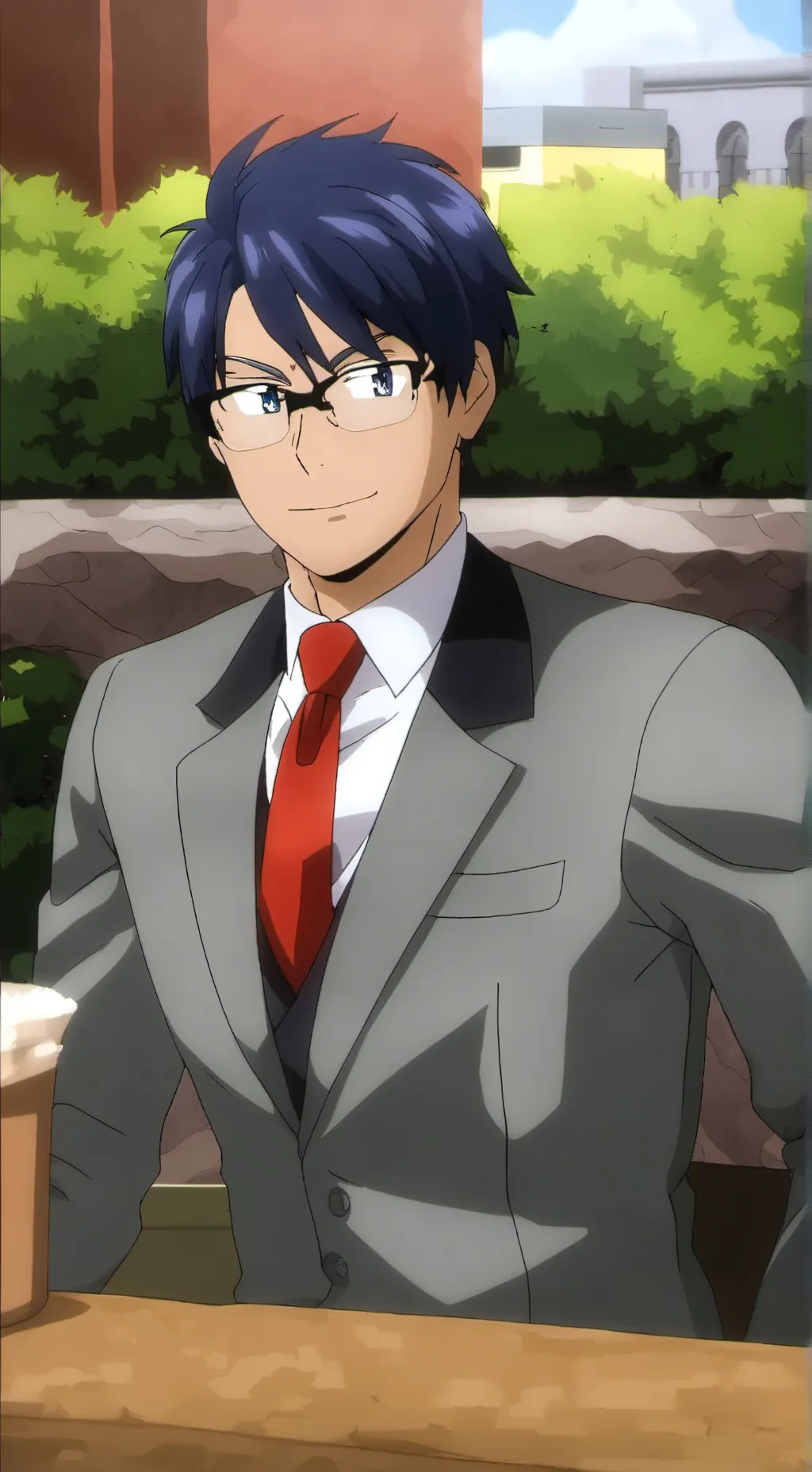 ai character: Tenya Lida  background