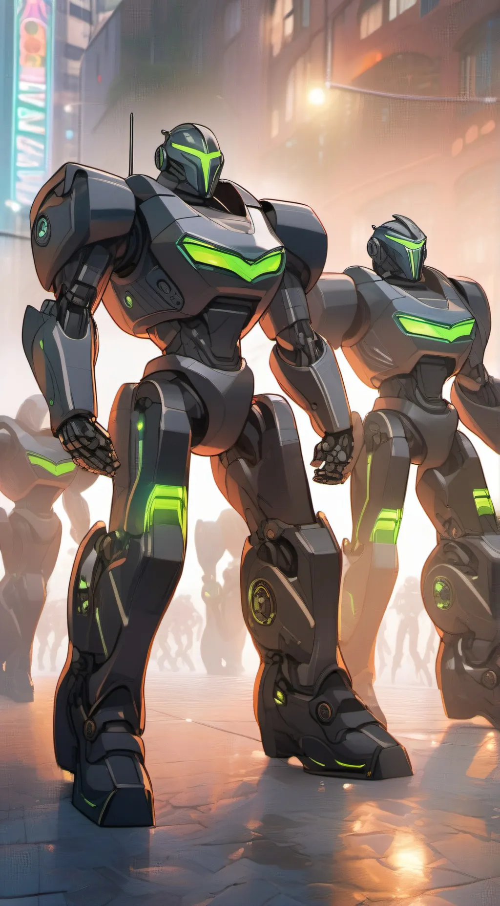 ai character: The Blackouts background