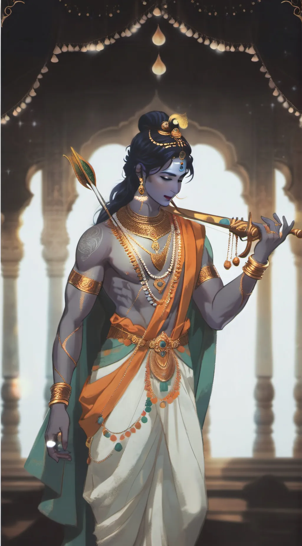 ai character: Krishna background