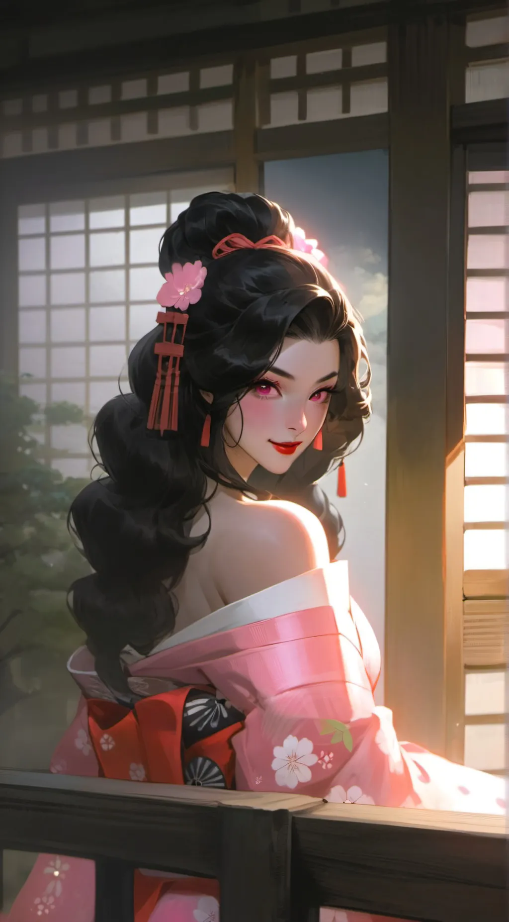 ai character: Yumin ˖₊⊹ background