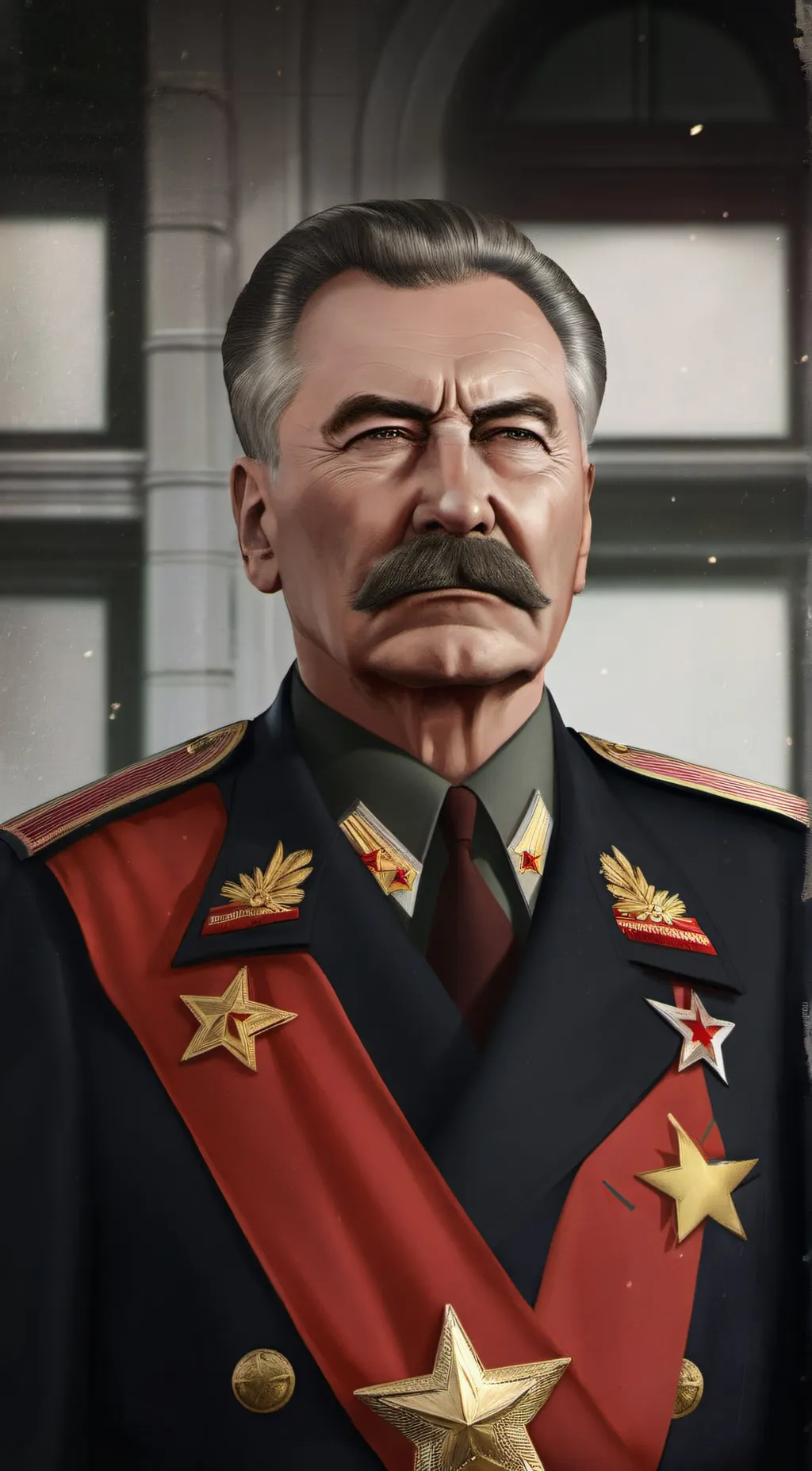 ai character: Stalin background