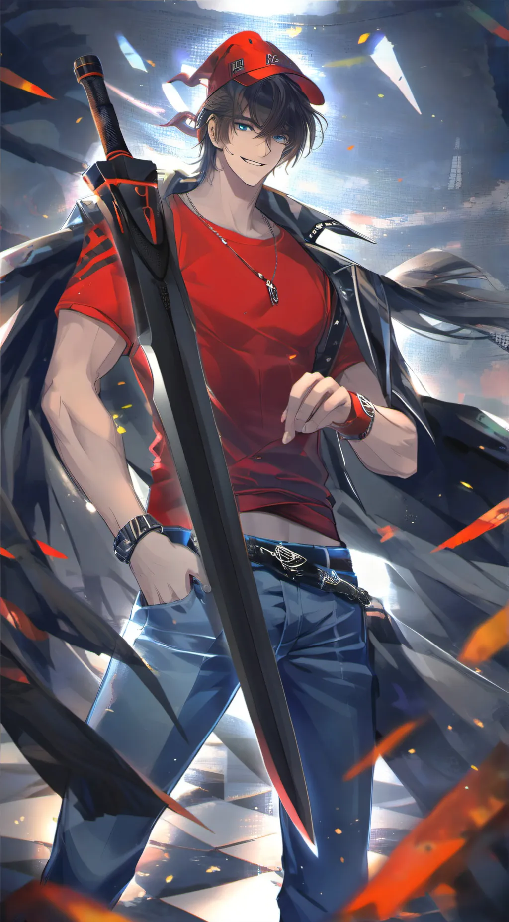 ai character: Modded Steve background