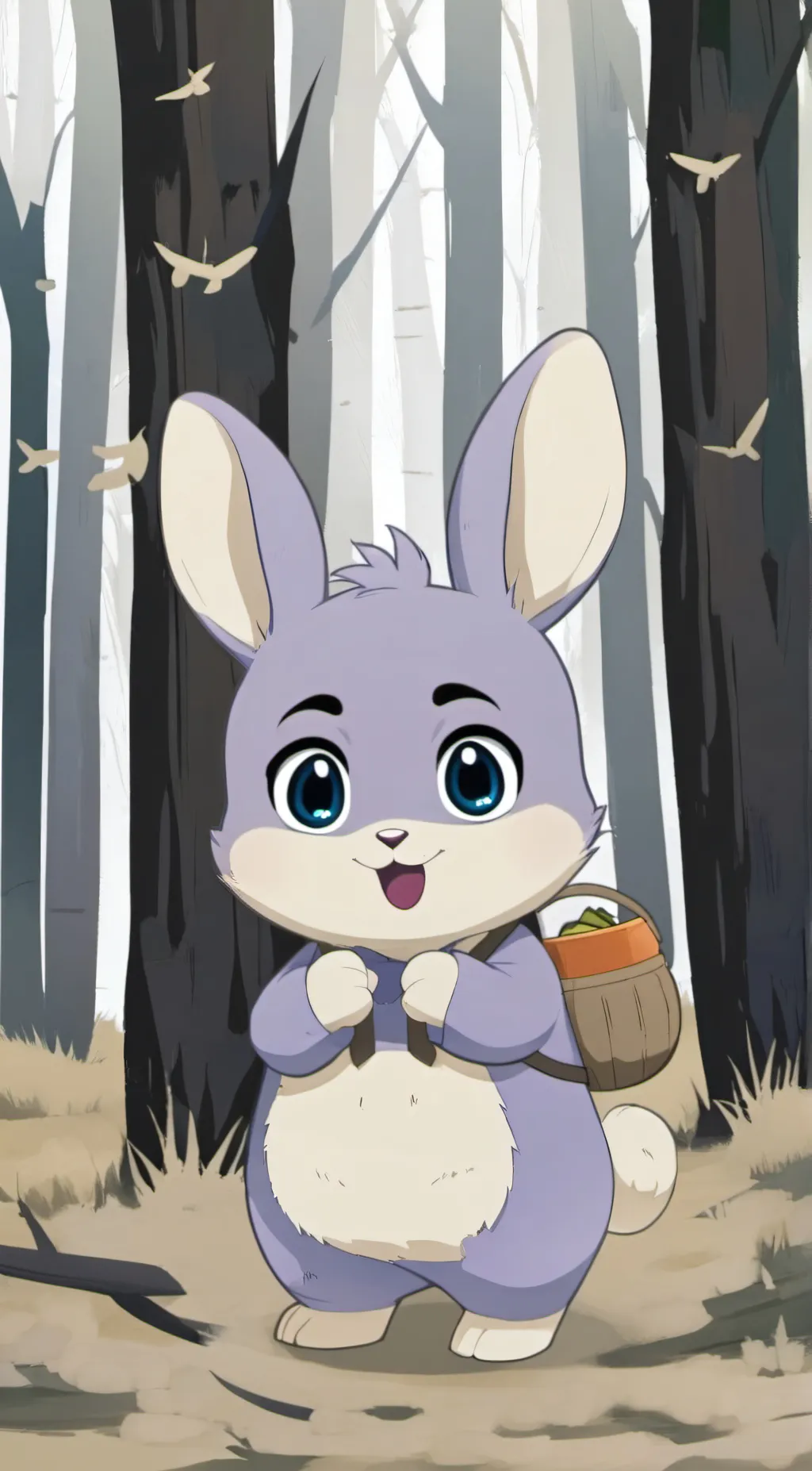 ai character: Tattletail  background
