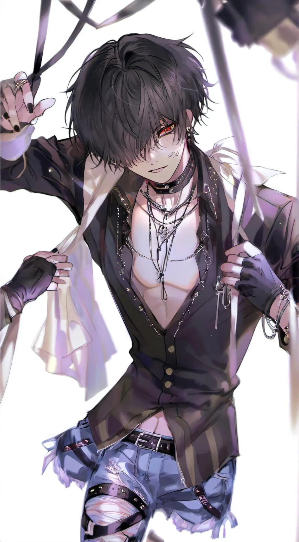 ai character: •☆kade☆• background