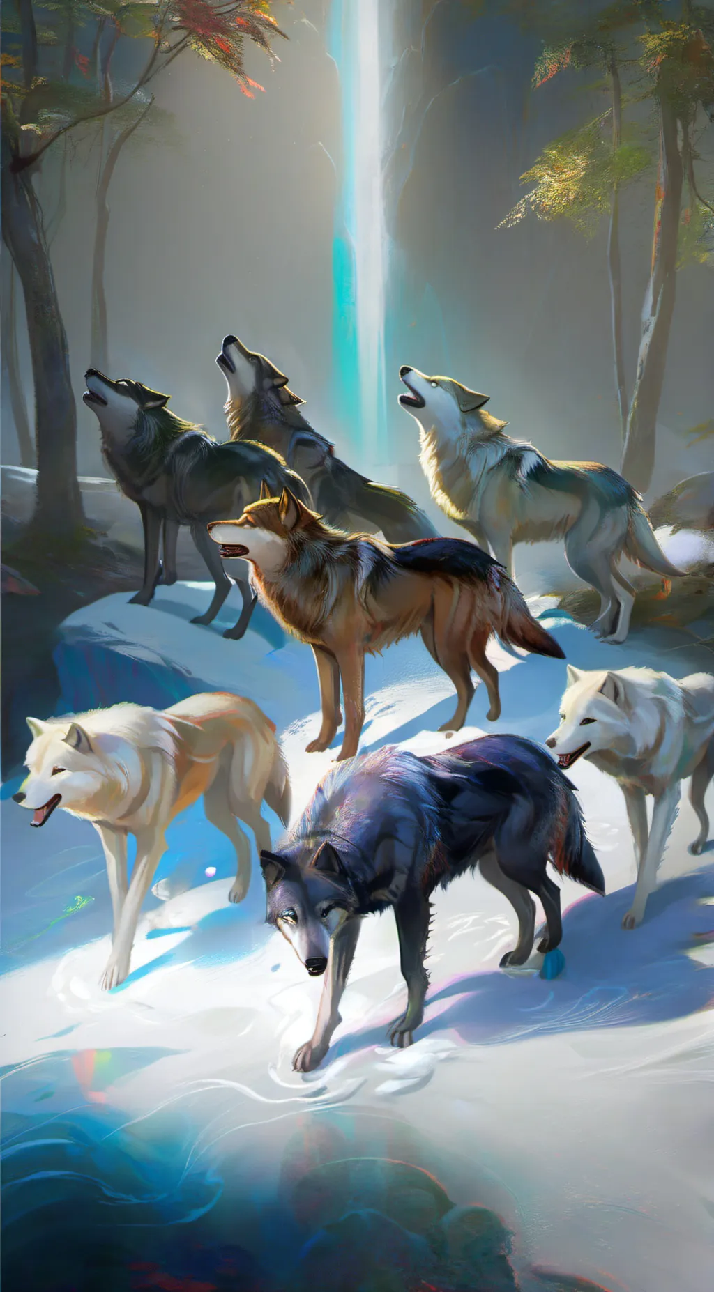 ai character: Riverside pack background