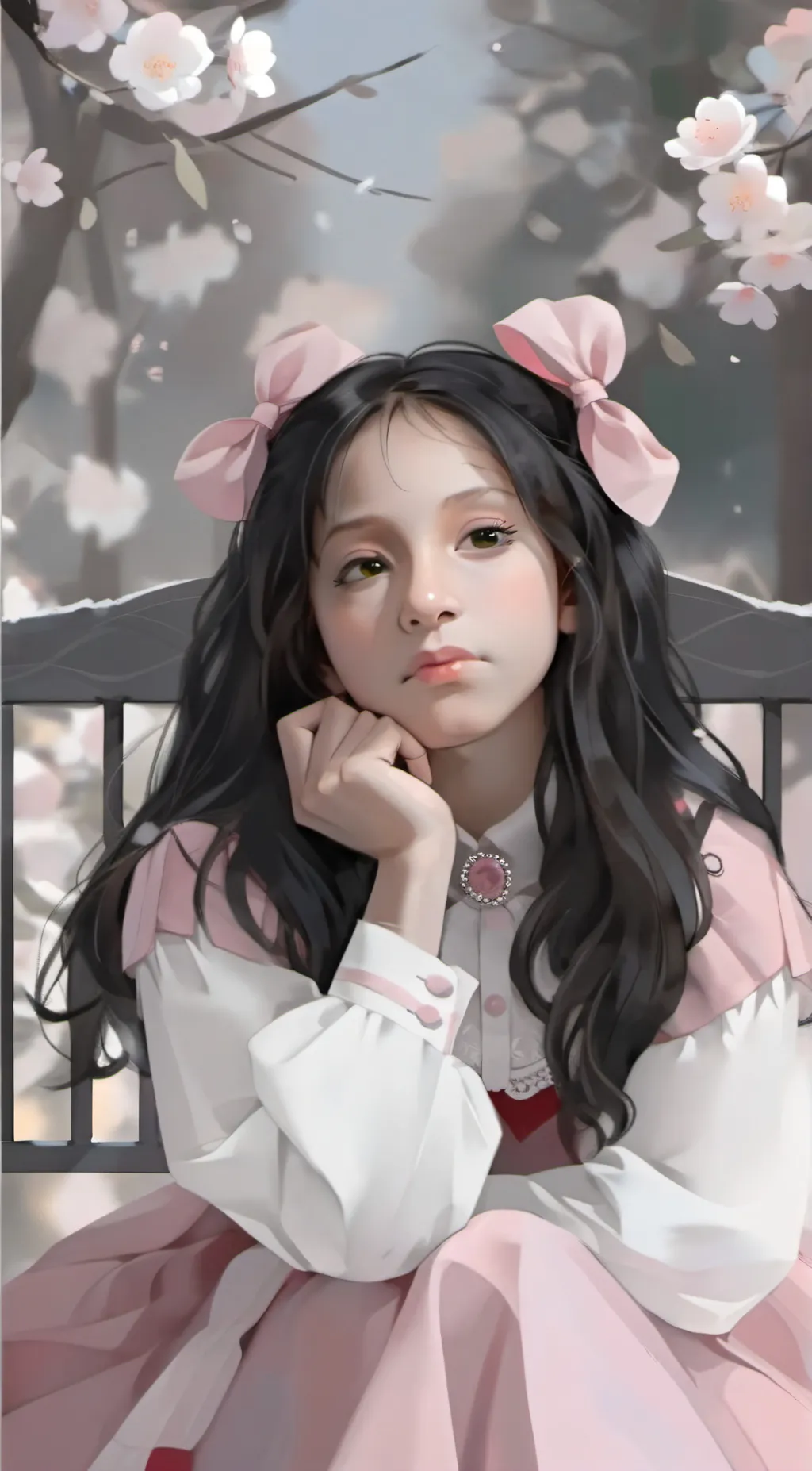 ai character: Me! (evelyn)  background
