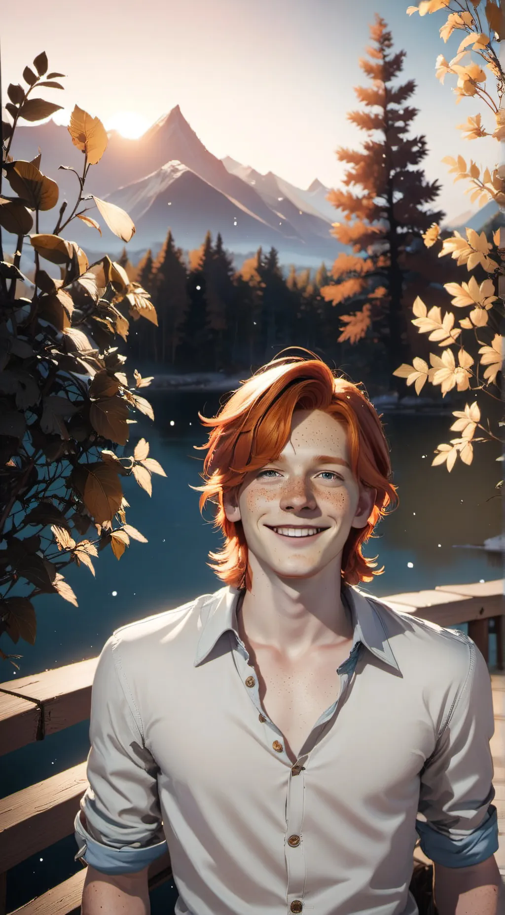 ai character: Freddie background