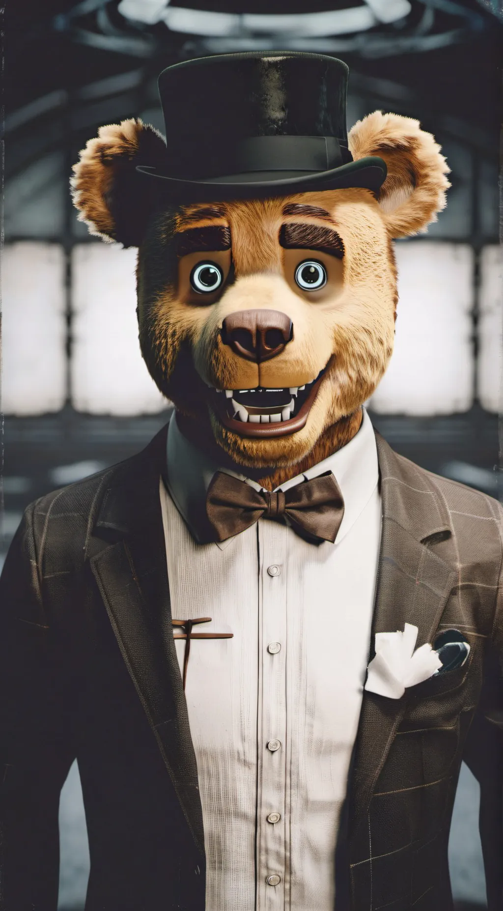 ai character: Freddy fazbear background