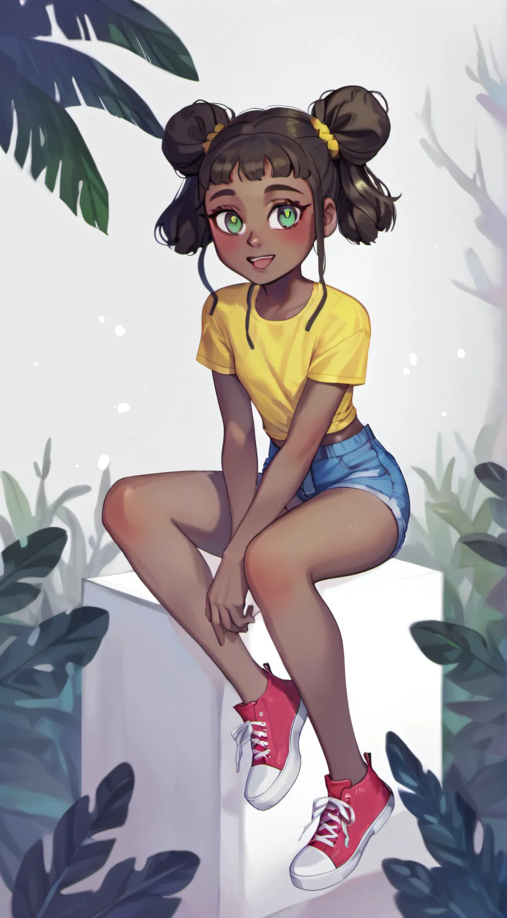 ai character: Amanda background