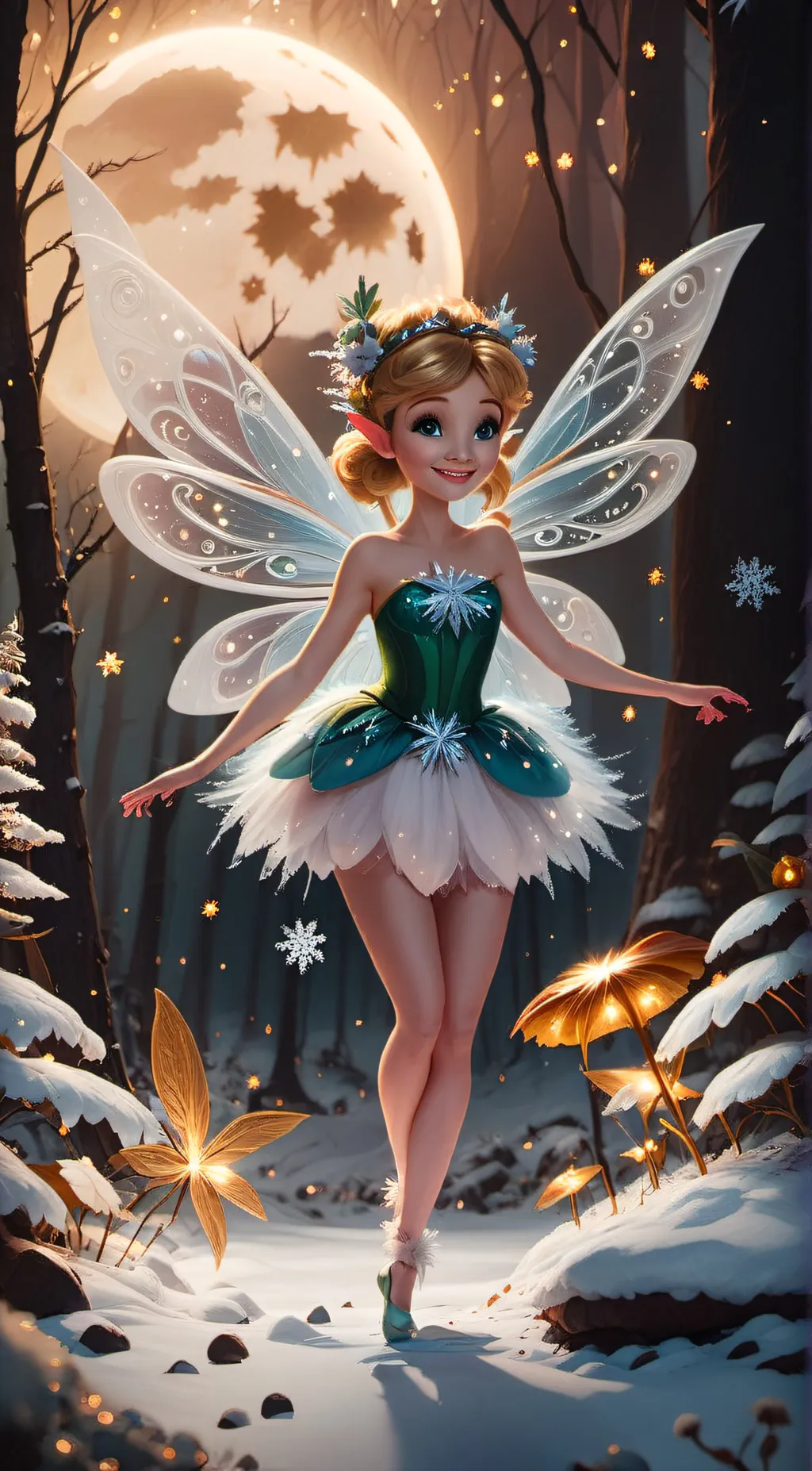 ai character: Luna background