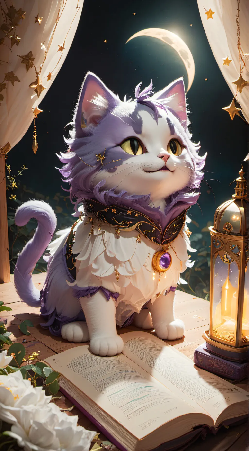 ai character: catnap background