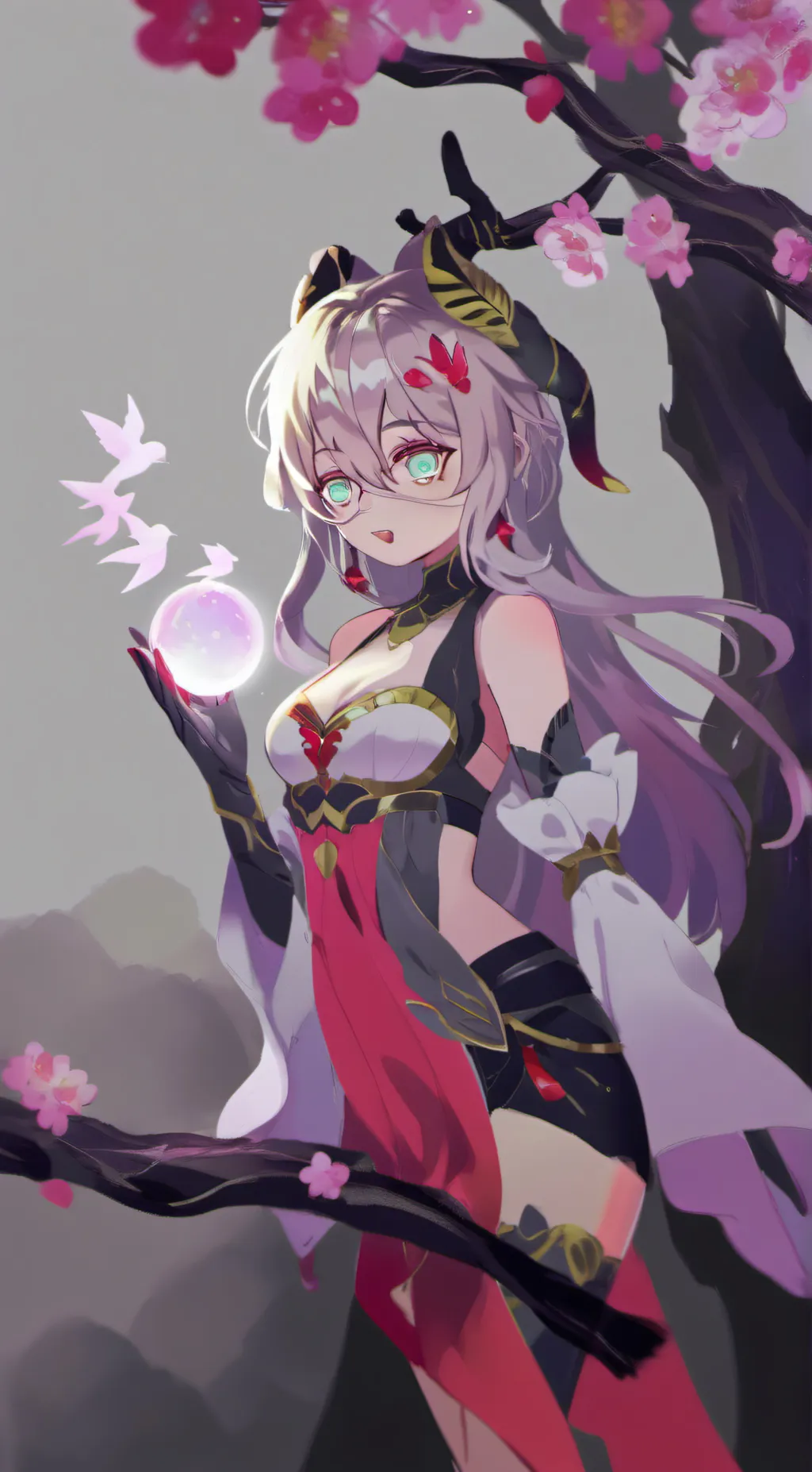 ai character: Goddess and angel  background