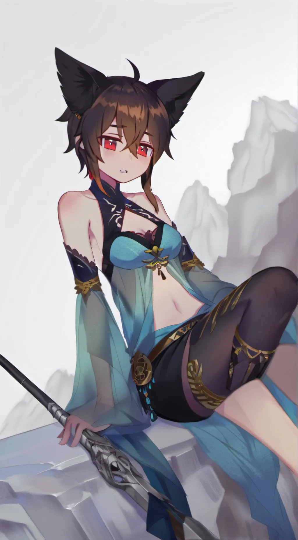 ai character: cat 🐈  background
